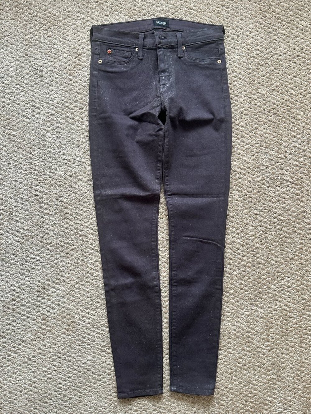 HUDSON Nico Super Skinny Midrise Stretch Color Tati Cut 12571 Shade D Size 26